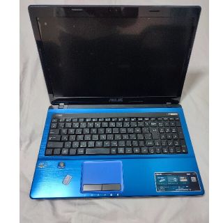 エイスース(ASUS)のノートPC ASUS K53E-SXBLUE2 i5 SSD　美品(ノートPC)