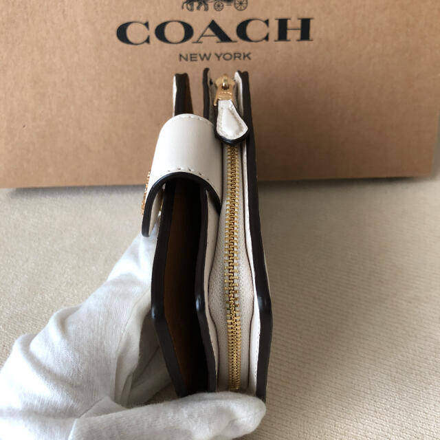 ⭐ モノトーン ⭐ COACH 新品未使用 レディース  チョーク 財布