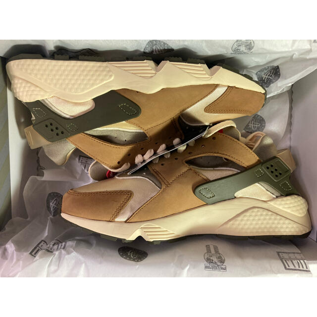 STUSSY × NIKE AIR HUARACHE DESERT OAK 26