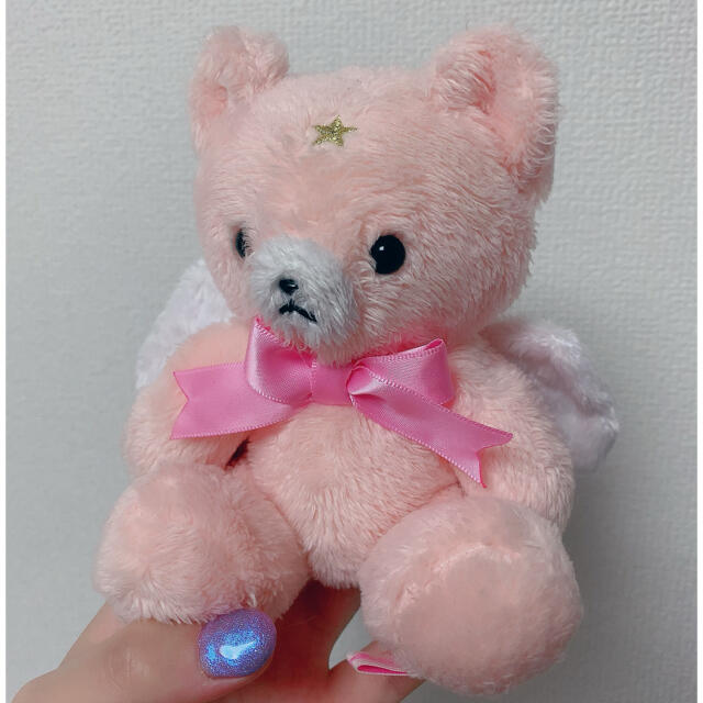 Angelic Pretty(アンジェリックプリティー)のAngelic Pretty MilkyBear ピンク ストラップ キーホルダ レディースのファッション小物(キーホルダー)の商品写真