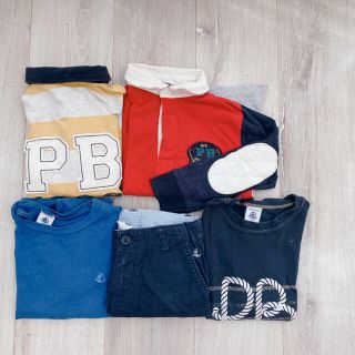 プチバトー(PETIT BATEAU)のプチバトーboysセット♪ PETIT BATEAU 100サイズ(Tシャツ/カットソー)