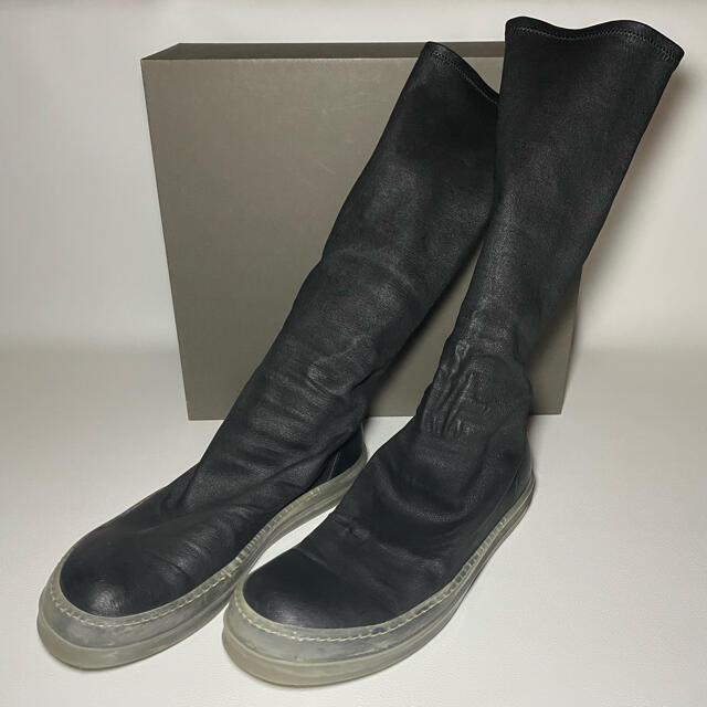 Rick Owens リックオウエンス ソックスニーカー クリアソール 42 - www