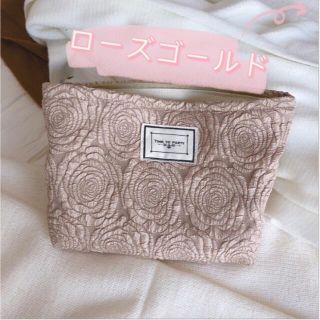 ポーチ 薔薇柄 おしゃれなデザイン 小物入れ バッグ収納 ミニバッグ(ポーチ)