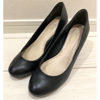 ランダ(RANDA)の【★値下げ】 RANDA 黒パンプス　24.5cm (箱なし)(ハイヒール/パンプス)