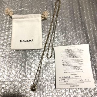 ビューティアンドユースユナイテッドアローズ(BEAUTY&YOUTH UNITED ARROWS)のR.ALAGAN ララガン BALL NECKLACE ボールネックレス 美品(ネックレス)