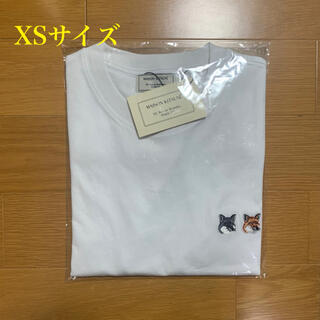 MAISON KITSUNE' - メゾンキツネ ダブルフォックスヘッドパッチ Tシャツ 白 XSサイズの通販｜ラクマ