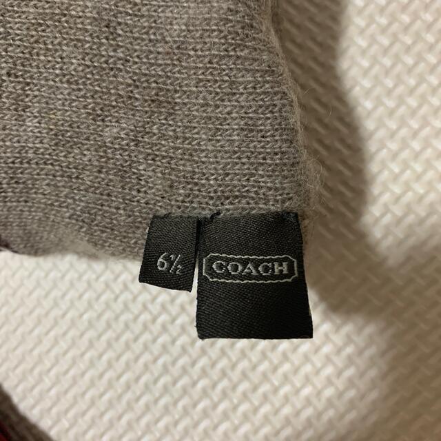 COACH(コーチ)の【美品】COACH グローブ　 レディースのファッション小物(手袋)の商品写真