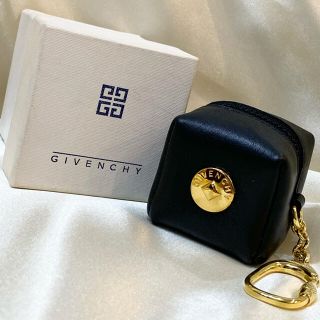 ジバンシィ(GIVENCHY)のGIVENCHY ジバンシー レザー黒 コインケース ミニポーチ(ポーチ)