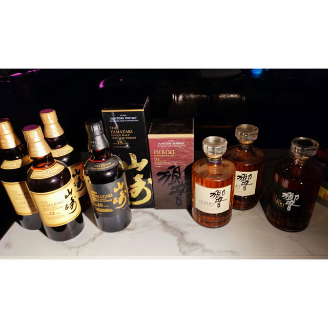 第一ネット サントリー - 山崎12年3本、山崎18年2本、響 21年2本、響 2