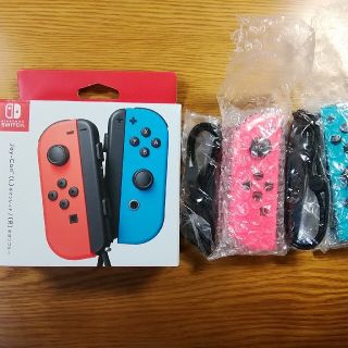 ニンテンドースイッチ(Nintendo Switch)のNintendo Switch Joy-Con ネオンレッド・ネオンブルー(その他)