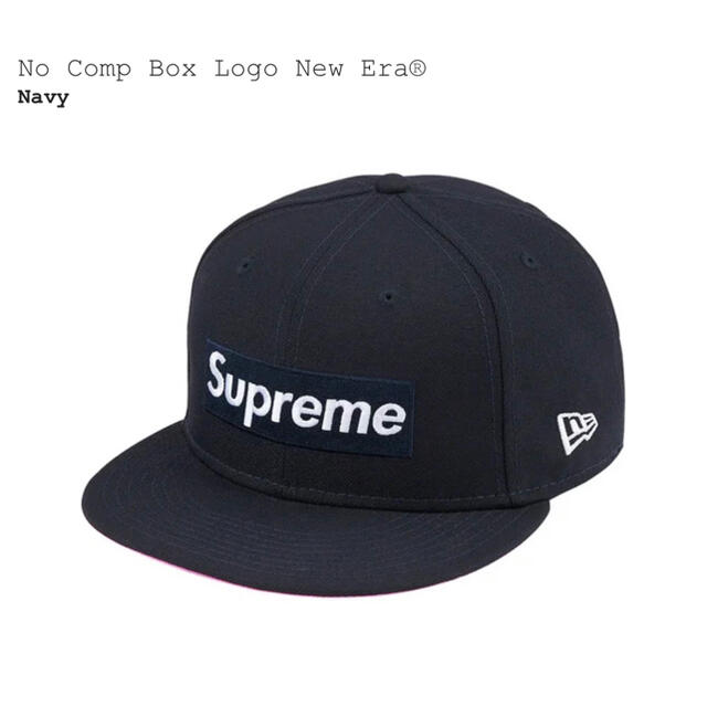 【新品】No Comp Box Logo New Era Navy 7 1/4メンズ