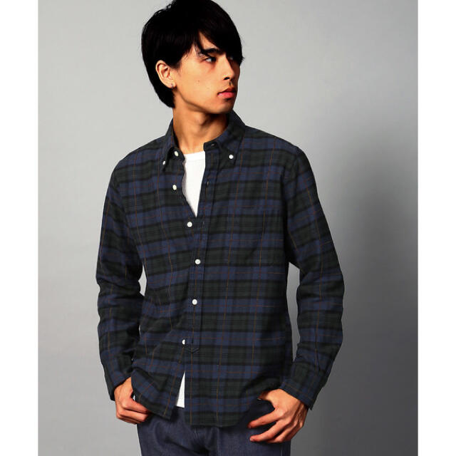 The DUFFER of ST.GEORGE(ザダファーオブセントジョージ)の【定価14,300円】ブリティッシュチェック フランネルシャツ S メンズのトップス(シャツ)の商品写真