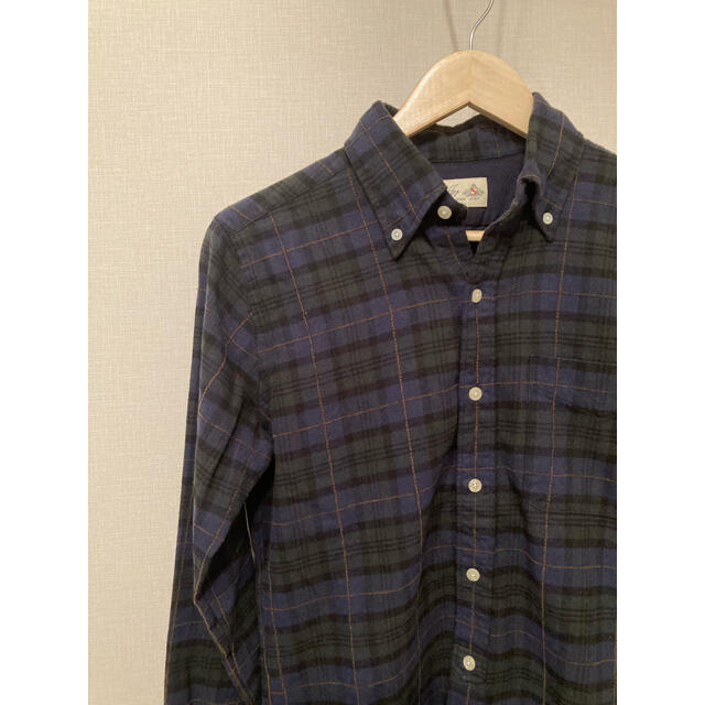 The DUFFER of ST.GEORGE(ザダファーオブセントジョージ)の【定価14,300円】ブリティッシュチェック フランネルシャツ S メンズのトップス(シャツ)の商品写真