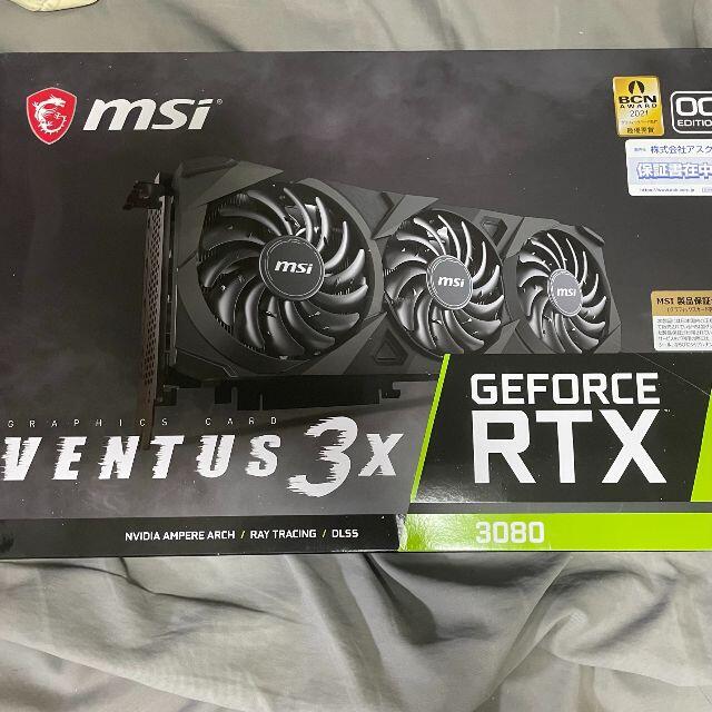 PCパーツ美品 RTX 3080 MSI 非LHR