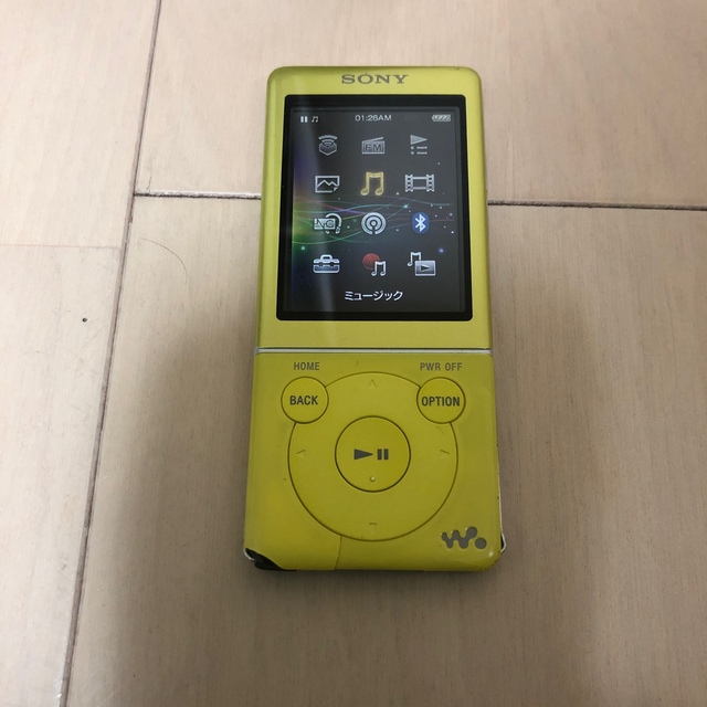 WALKMAN(ウォークマン)のSONY ウォークマン Sシリーズ NW-S775K(Y) スマホ/家電/カメラのオーディオ機器(ポータブルプレーヤー)の商品写真