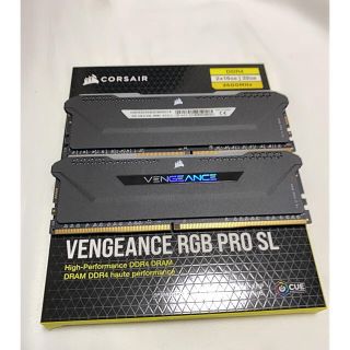 CORSAIR VENGEANCE PRO RGB SL 16x2 3600(PCパーツ)