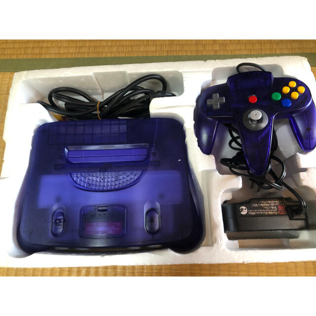 948【動作良好】Nintendo64 本体 ミッドナイトブルー-