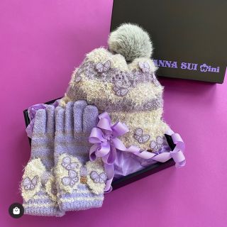 アナスイミニ(ANNA SUI mini)の【ご専用】ANNA SUImini【新品】♡ニット帽＆手袋♡(その他)