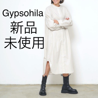 最安値！新品gypsohila Band Collar Blouse Dress(ロングワンピース/マキシワンピース)