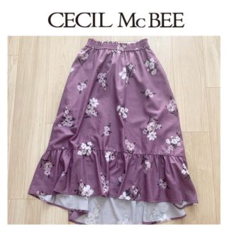 セシルマクビー(CECIL McBEE)のCECILMcBEE 花柄フィッシュテールスカート(ロングスカート)