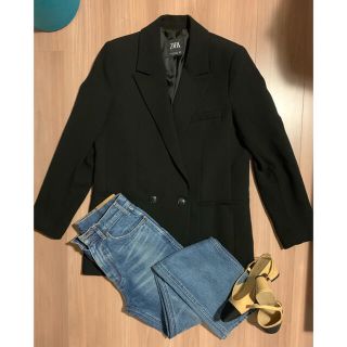 ザラ(ZARA)のZARA ブラックジャケット(テーラードジャケット)