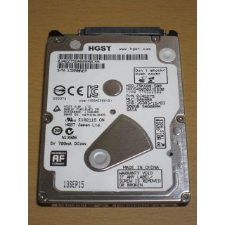 Panasonic DIGA 修理交換用。2.5インチ HDD 500GB(PCパーツ)