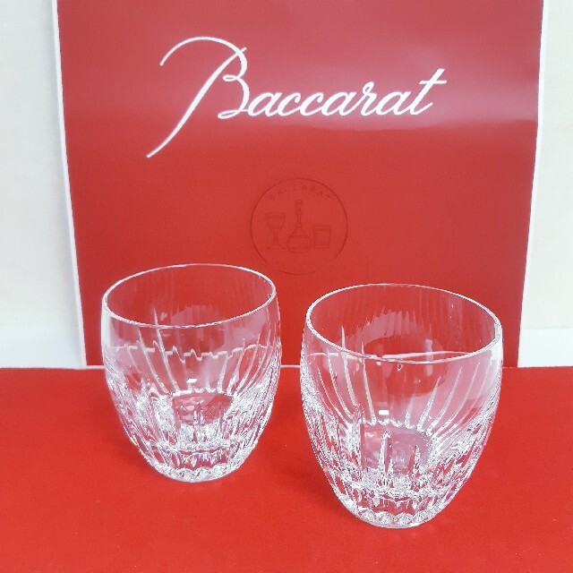 Baccarat(バカラ)のバカラ マッセナ ペア タンブラーA ロック グラス インテリア/住まい/日用品のキッチン/食器(食器)の商品写真