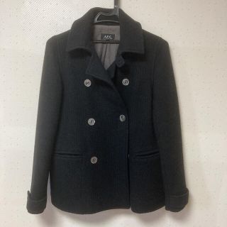 アーペーセー(A.P.C)のA.P.C ピーコート　Ｐコート　サイズ34 ブラック(ピーコート)