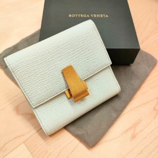 ボッテガヴェネタ(Bottega Veneta)のボッテガヴェネタ ミニウォレット パルメラート ホワイト白　二つ折り　三つ折り(財布)