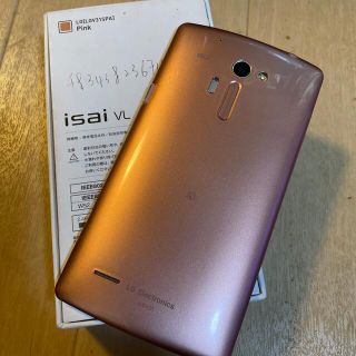 エルジーエレクトロニクス(LG Electronics)のLG isai VL LGV31 ピンクゴールド(スマートフォン本体)