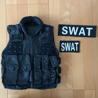 美品SWAT ベスト　キッズ(コスプレ)