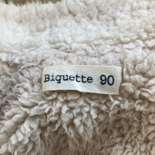 Biquette(ビケット)のキムラタン　Biquette 90㎝　もこもこベスト キッズ/ベビー/マタニティのキッズ服女の子用(90cm~)(ジャケット/上着)の商品写真