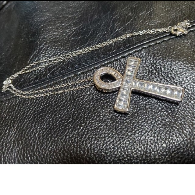 S925 Ankh top necklace