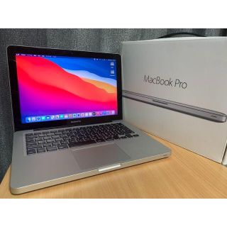 アップル(Apple)の本日限A44SSD動画編集 MacBookPro13 Office Win10付(ノートPC)