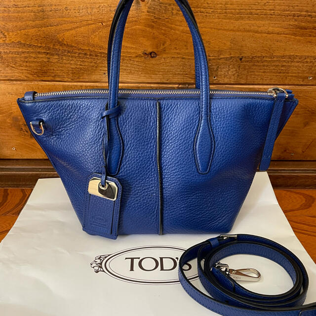 TOD'S(トッズ)のくまくま様専用☆ トッズ　ジョイ　2way バッグ　ブルー レディースのバッグ(ショルダーバッグ)の商品写真