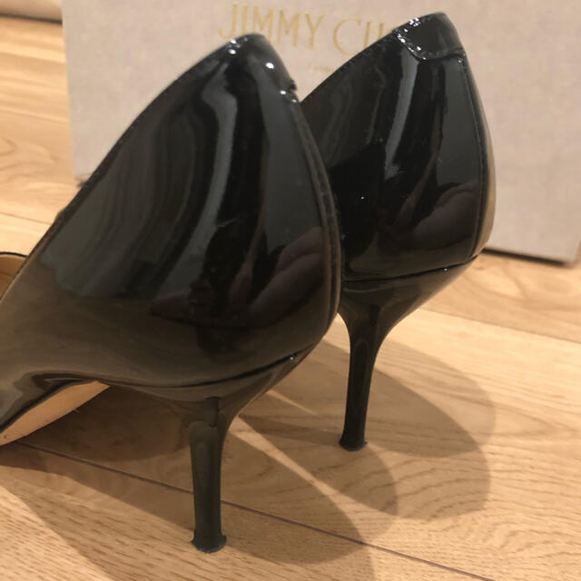 JIMMY CHOO(ジミーチュウ)のJIMMY CHOO☆ジミーチュウ パテントヒール レディースの靴/シューズ(ハイヒール/パンプス)の商品写真