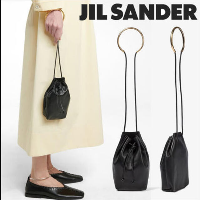 Jil Sander(ジルサンダー)のジルサンダードローストリングレザーバック レディースのバッグ(ハンドバッグ)の商品写真