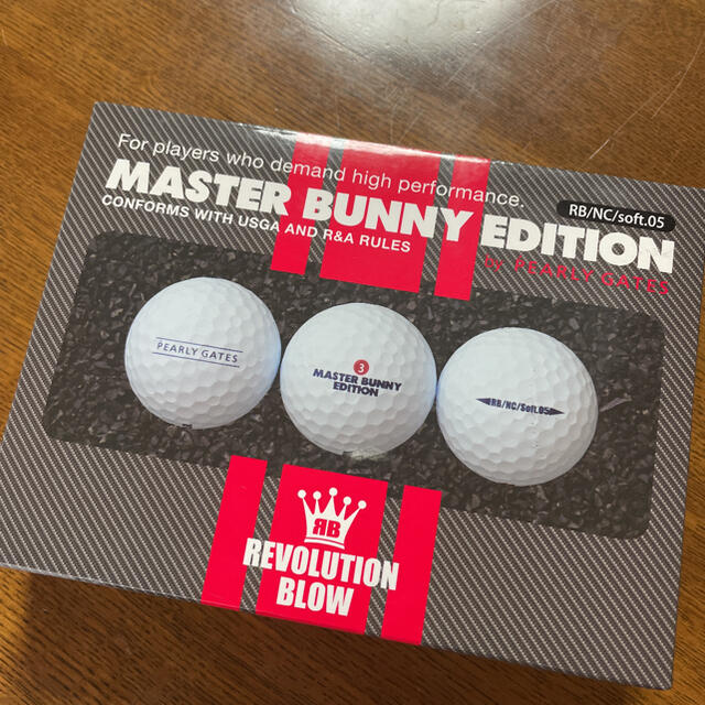 【新品】MASTER  BUNNY  EDITION ゴルフボール12個入り