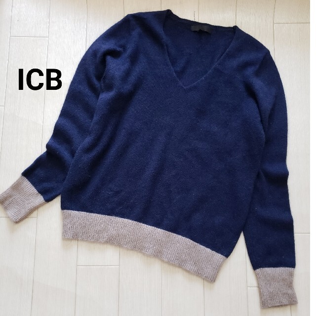 ICB(アイシービー)のICB  ウールニットプルオーバー レディースのトップス(ニット/セーター)の商品写真