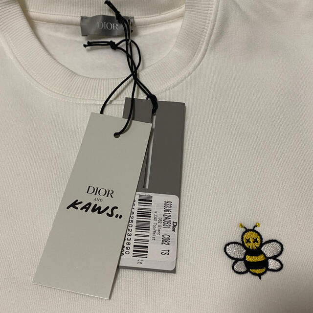 ☆新品☆ 特別価格 Dior × KAWS BEE刺繍 白スウェット