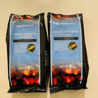 キャラバン(Caravan)の Caravancoffeeアイスコーヒー用レギュラーコーヒー（粉）100g×2(コーヒー)