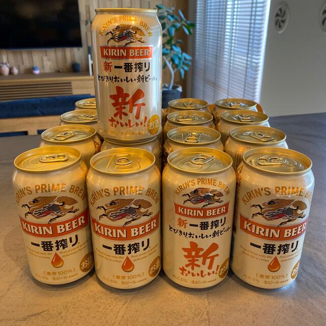 キリン(キリン)のKIRIN 一番搾り17缶✖︎清澄み7缶＝24缶SET 食品/飲料/酒の飲料(その他)の商品写真