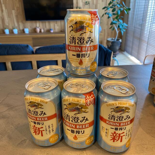 キリン(キリン)のKIRIN 一番搾り17缶✖︎清澄み7缶＝24缶SET 食品/飲料/酒の飲料(その他)の商品写真