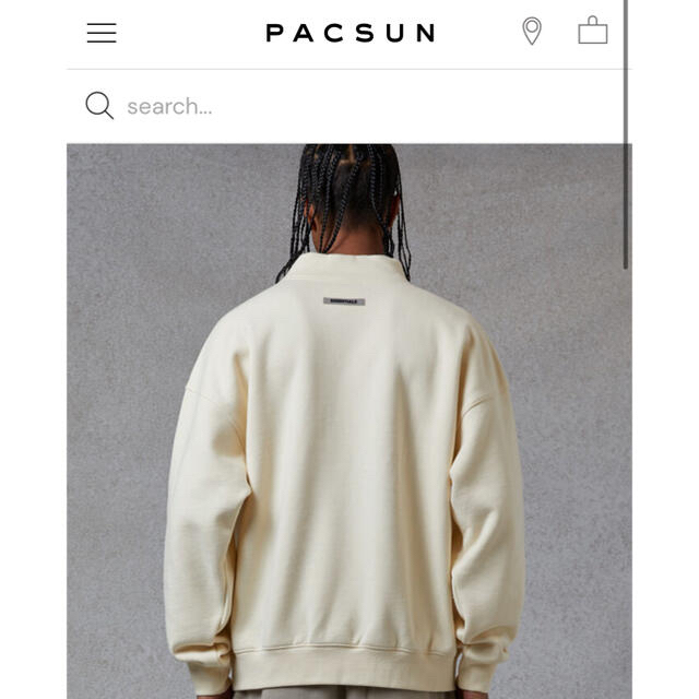 FEAR OF GOD(フィアオブゴッド)の残り1 ,  8500円。     ESSENTIALS メンズのトップス(Tシャツ/カットソー(七分/長袖))の商品写真