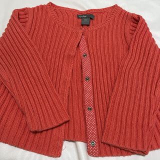 ベビーギャップ(babyGAP)のベビーギャップ　厚手カーディガン　80センチ　ピンク(カーディガン/ボレロ)