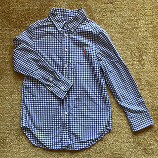 ラルフローレン(Ralph Lauren)の美品　ラルフローレン 長袖チェックシャツ140(ブラウス)