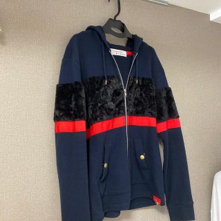 美品☆ギルドプライム☆カモフラ柄メンズM☆袖レザー取り外し可