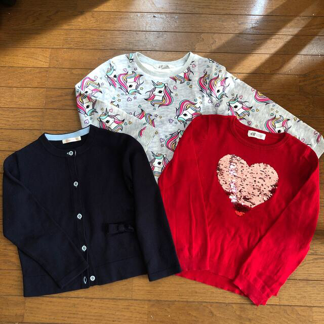 minmi様　　H&M・goodday・スミッコグラシ キッズ/ベビー/マタニティのキッズ服女の子用(90cm~)(ニット)の商品写真