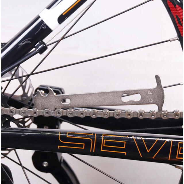 ★チェーンチェッカー★自転車　チェーン　伸び　交換時期判定用具 ゲージ スケール スポーツ/アウトドアの自転車(工具/メンテナンス)の商品写真