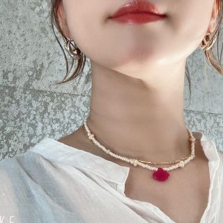 ビューティアンドユースユナイテッドアローズ(BEAUTY&YOUTH UNITED ARROWS)の【126】フューシャピンク(ネックレス)